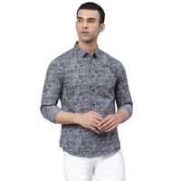 Dennis Lingo Men's Printed Slim Fit Cotton Casual Shirt (C777)