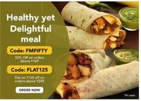 Freshmenu - Flat 40% off on SBI Cards