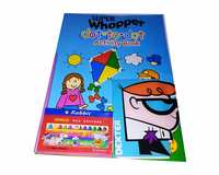 ThemeHouseParty® Super Whopper Dot To Dot Activity book with wax crayons & Dexter small dairy For Kids (Kite Festival)