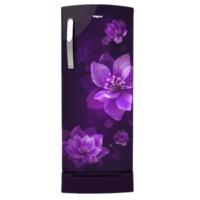 Whirlpool Icemagic Pro 200 Litres 3 Star Direct Cool Single Door Refrigerator with Base Stand Drawer (215 IMPRO ROY, Purple Mulia)