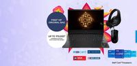 HP Diwali Dhamaka Sale - Up to Rs.10000 Cashback on Selected Card Free HP Bag/Gaming Headset & More Offers