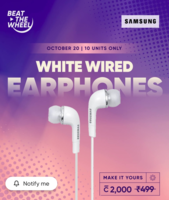 Cred Beat the Wheel - Chance to win Samsung Wired Earphones, Cashbacks (20th Oct)