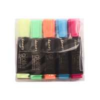 Luxor 886 N Highlighter - Assorted Colors - Set of 5