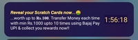 Bajaj Finserv : Send money (minimum 1000) to get scratch cards