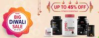 GNC Big Diwali Sale - Up to 45% Off + Free GYM Bag /Zipper & More Offers