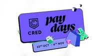  Cred Pay Day [22 Oct To 6 Nov] - Earn Upto 25% Cashback On Every Bill Payment/Recharges