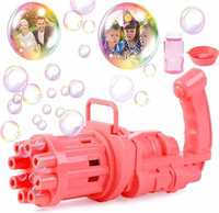 silverwyn 8-Hole Electric Bubbles Gun for Toddlers Toys, New Gatling Bubble Machine Outdoor Toys for Boys and Girls (multicolor) Guns & Darts  (Pink)
