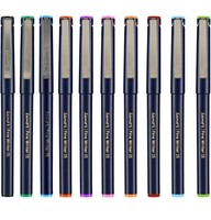 Luxor Finewriter Assorted color (Pack of 10 Pen) 