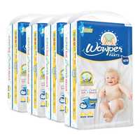Wowper Fresh Baby Diapers Pants Small | Wetness Indicator | Upto 10 Hrs Absorption | 4-8 Kg | 176 Counts