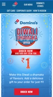 Domino's diwali damaka offer