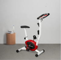 Lifelong LLF108 FitPro Stationary Exercise Belt Bike for Weight Loss at Home with Display and Resistance Control, White (Free Home Installation)