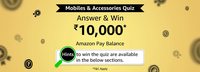 Amazon Mobiles & Accessories Quiz Answers Today
