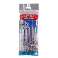 Nataraj Gelix Gel Pens - Pack of 5, Blue