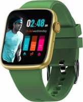 alt Lit, 1.85 HDDisplay, Bt Calling, 7 day Battery, AI Voice Asst, Rotating Crown Smartwatch  (Green Strap, Regular)