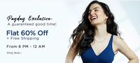  Zivame Payday Flash Sale:Flat 60% Off + Free Shipping