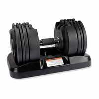 Reach Adjustable Dumbbell (2.5 Kg to 20 Kg) All in One Dumbell Set with Twist Lock Technology Space Saver