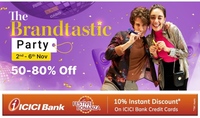Last Day Flipkart Fashion | The Brandtastic Days | 50-80% Off 