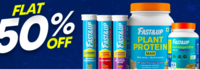 Fast&up: Flat 50% off on Men's Nutrition 
