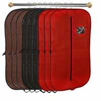 Kuber Industries Embossed Design 9 Pieces Foldable Non Woven Men's Coat Blazer Cover 