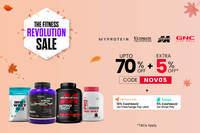 Healthkart Fitness Revolution Sale Upto 70% off | Buy 1 Get 1 Free + 5% Extra cashback