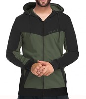 Full Sleeve Colorblock Men Casual Jacket