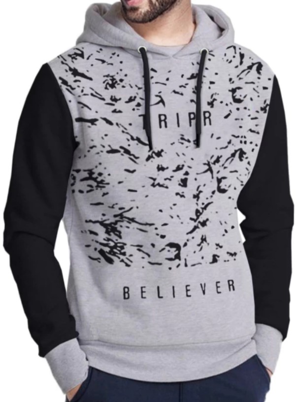 Full Sleeve Printed Men Sweatshirt 