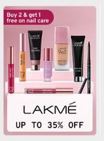 Buy Any 2 Lakme Nail Products & Get 1 Free