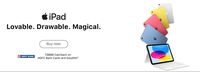 Apple iPad 10th Generation Wifi (10.9 Inch, 64GB, Blue, 2022 model) [Rs.500 Coupon + Rs.3000 HDFC Card Off] 