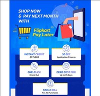 Sign up for Flipkart pay later & get 50 supercoins (may be user specific)