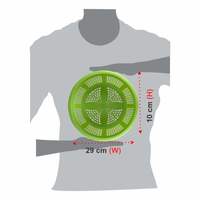 Wonder Kusum Plastic Fruit Basket Set, 4 Pcs Tokri, Green Red Color, Made In India