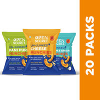 CRED Open Secret Puffed Snacks Pack Of 20