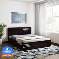 Bharat Lifestyle Amsterdam Engineered Wood Queen Bed  

