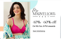 Last Day Zivame Marvellous Fest : 40-60% off + Free Shipping