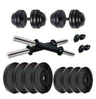 Kore PVC DM 4-40 Kg Dumbbells Set and Fitness Kit for Men and Women Whole Body Workout