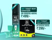  Peesafe World Toilet Day Offer: Get Free Offers On Orders Above Rs.299& Rs.499  More Offers