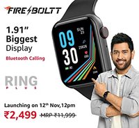 FireBoltt Ring plus Smartwatch Bluetooth Calling 