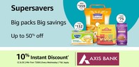 Amazon Fresh 10% Instant Discount On Axis Bank Credit and Debit Cards | Every Wednesday