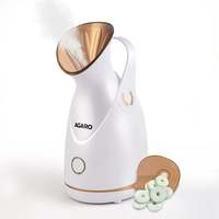 AGARO FS2117 Facial Steamer With Nano Ionic Hot Steaming Technology, Hot Mist Moisturizing, Opening Skin Pores, Home Sauna Spa For Adult, Kids, RoseGold