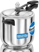 Hawkins Silver Stainless Steel 6 L Induction Based Pressure Cooker - Set of 1