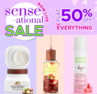 Puresense Sensational Sale: Flat 50% off on everything 