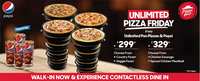 Pizza Hut Unlimited Pizza | Valid only on Friday