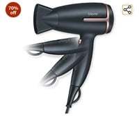 Beurer HC25 Travel Hair Dryer 3 years Warranty 1600 Watts, Black