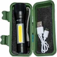 Take a look at this MZ Mini Rechargeable Pocket Light Zoom COB USB Charging Led Water Proof DP Torch on Flipkart