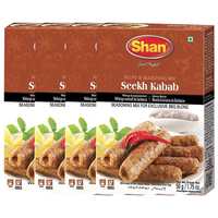 Shan Seekh Kabab Masala, 1.7 oz / 50 g, 4 Pack