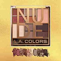 L.A Colors 10 Color Eyeshadow Palette, Nude, 16g