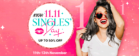 Nykaa 11.11 Singles Day Sale Upto 50% off (11th - 13th)