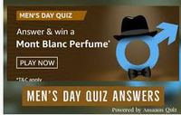 Amazon International Men's Day Quiz Answers