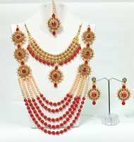 Alloy Jewel Set  (Ruby Red)
