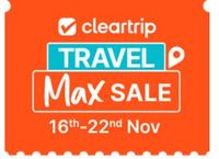 Cleartrip The Travel Max Sale [16-22 Nov] - Flat 25% Off on INT Hotels & More Offers