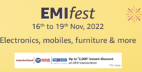 EMI fest [16th to 19th Nov] - Up to 85% Off + Get 7.5% up to Rs. 1500 Off on Kotak/Indusind/ Yes Bank Cards